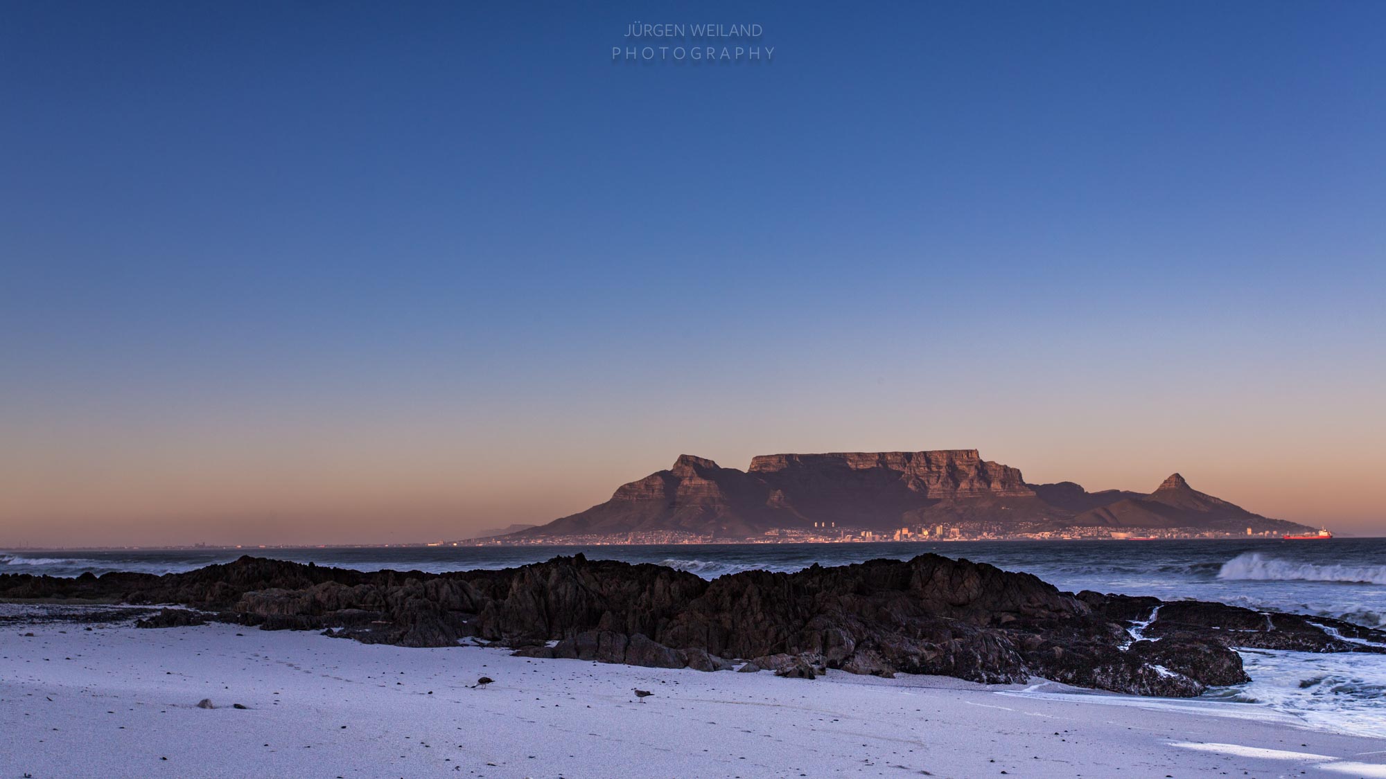  Bloubergstrand - View to Table Mountain and City of Cape Town 