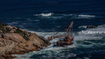  Wreck along the Route to Hout Bay 